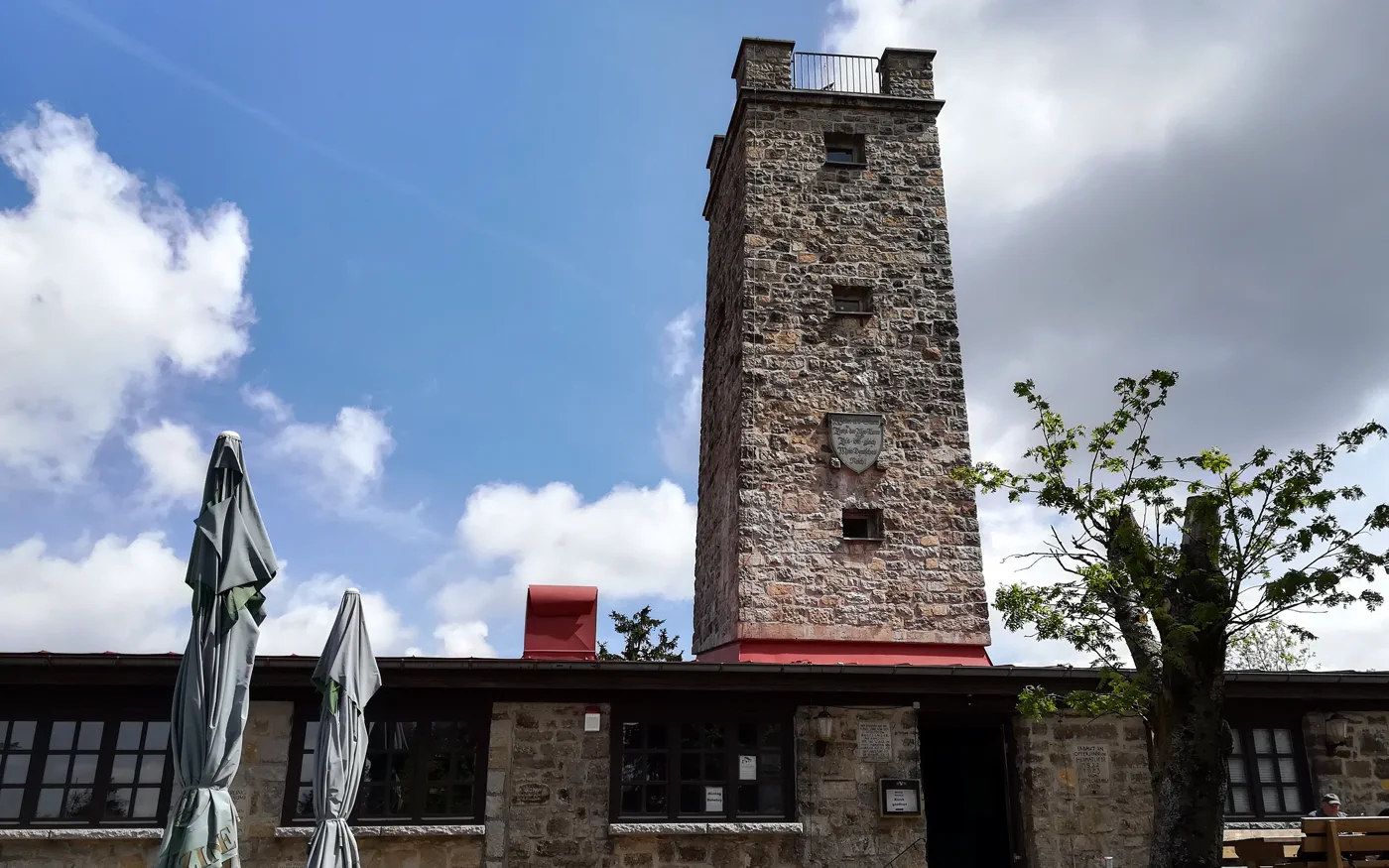 Asenturm auf dem Gipfel des Ochsenkopfs im Fichtelgebirge